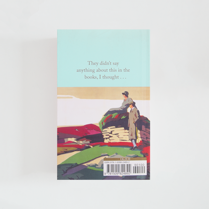 Trasera del libro If Only They Could Talk de James Herriot (The Collector's Library) de color celeste acompañada de imagen inspirada en la novela.